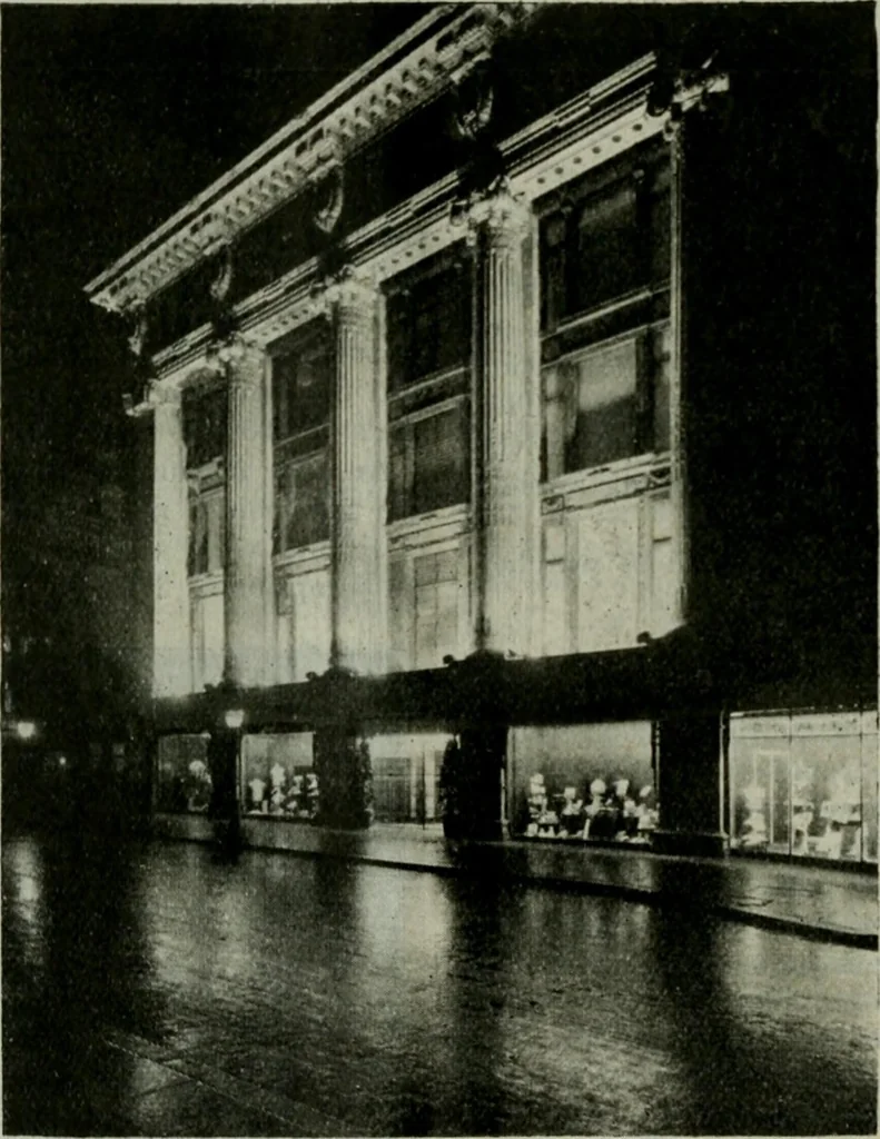 An illustration from Light and lighting, 1908, leaf 77