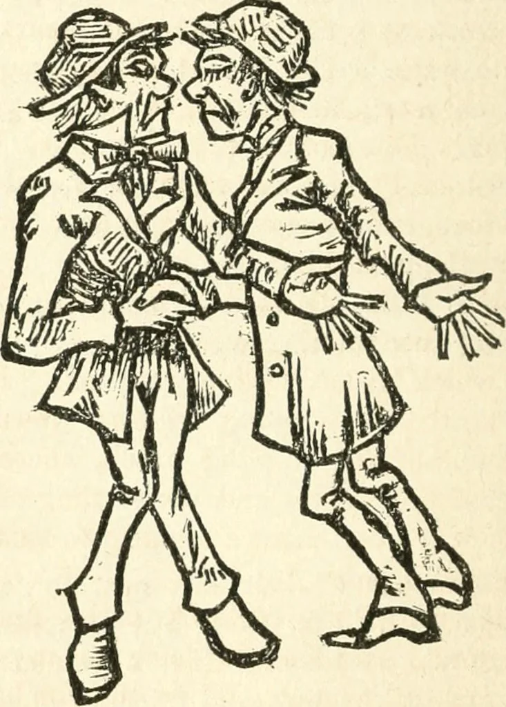An illustration from Lightning flashes and electric dashes, a volume of choice telegraphic literature, humor, fun, wit & wisdom, 1877, leaf 121