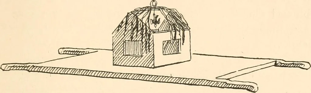 An illustration from The light of Britannia. The mysteries of ancient British druidism unveiled; the original source of phallic worship, and the secrets of the court of King Arthur revealed; the creed of the stone age restored, and the Holy Grael discovered in Wales, 1893, leaf 116