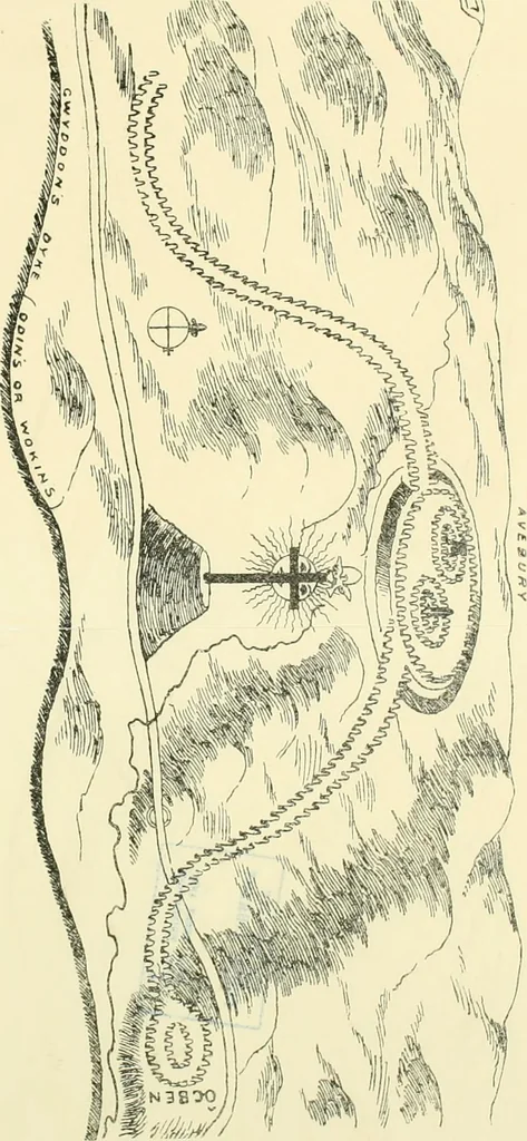 An illustration from The light of Britannia. The mysteries of ancient British druidism unveiled; the original source of phallic worship, and the secrets of the court of King Arthur revealed; the creed of the stone age restored, and the Holy Grael discovered in Wales, 1893, leaf 377