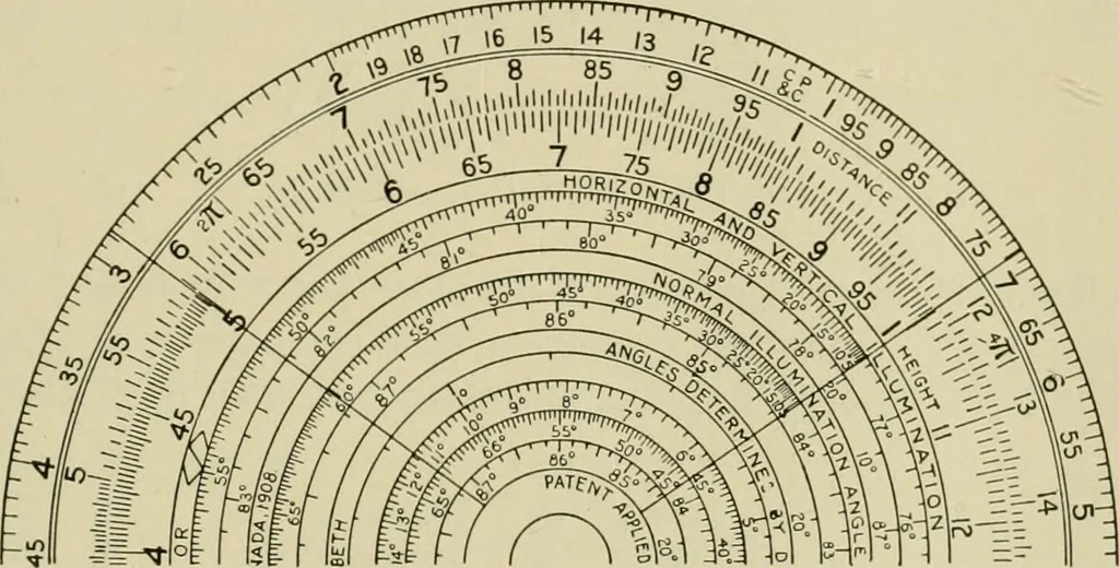 An illustration from Light, photometry and illumination : a thoroughly rev. ed. of ''Electrical illuminating engineering'', 1912, leaf 194