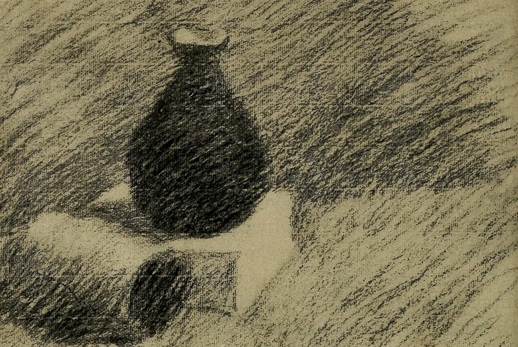An illustration from Light and shade with chapters on charcoal, pencil, and brush drawing : a manual for teachers and students, 1901, leaf 105