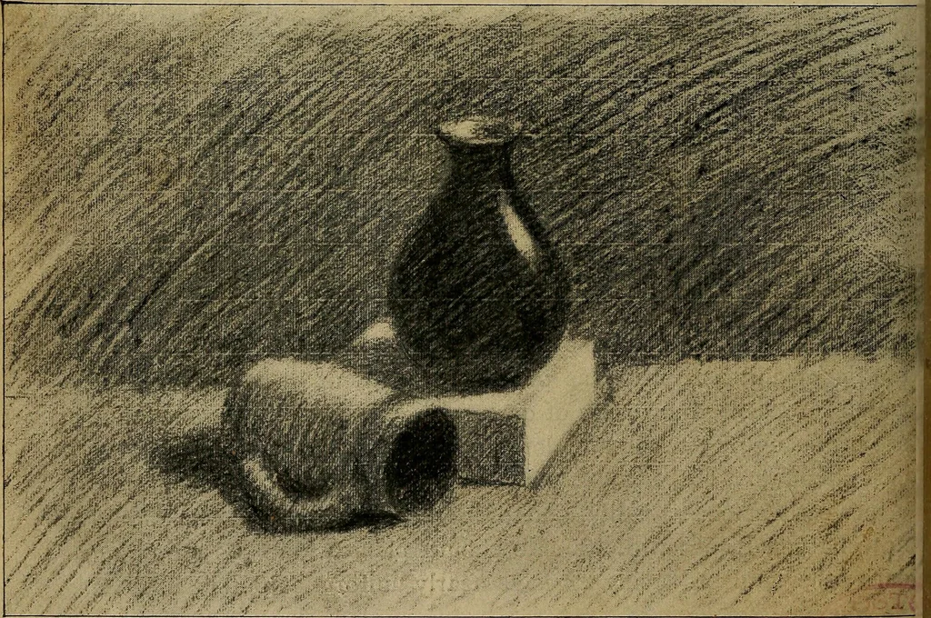 An illustration from Light and shade with chapters on charcoal, pencil, and brush drawing : a manual for teachers and students, 1901, leaf 105