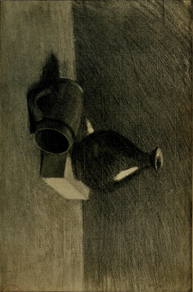 An illustration from Light and shade with chapters on charcoal, pencil, and brush drawing : a manual for teachers and students, 1901, leaf 106
