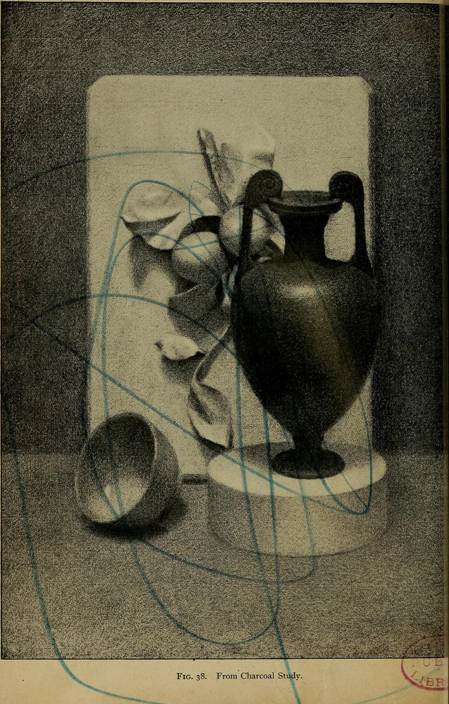 An illustration from Light and shade with chapters on charcoal, pencil, and brush drawing : a manual for teachers and students, 1901, leaf 113