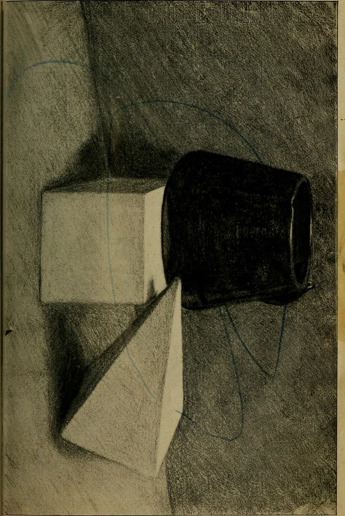 An illustration from Light and shade with chapters on charcoal, pencil, and brush drawing : a manual for teachers and students, 1901, leaf 114