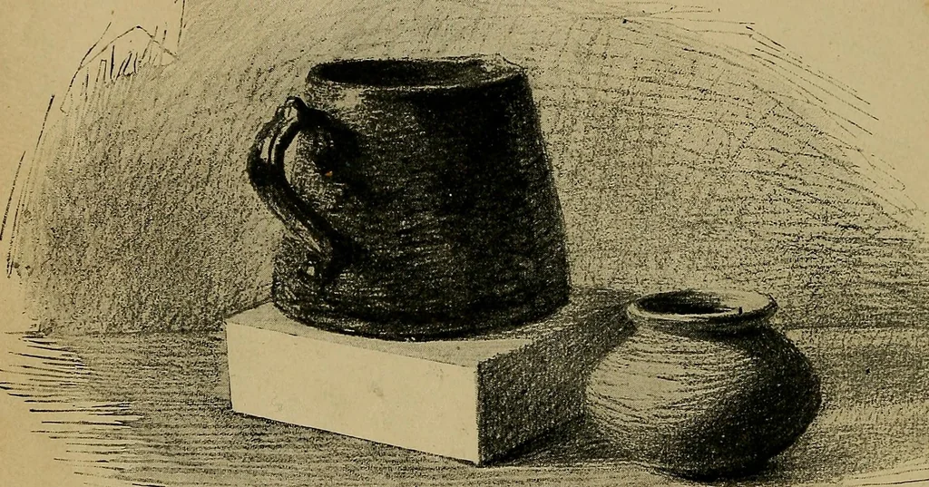 An illustration from Light and shade with chapters on charcoal, pencil, and brush drawing : a manual for teachers and students, 1901, leaf 125