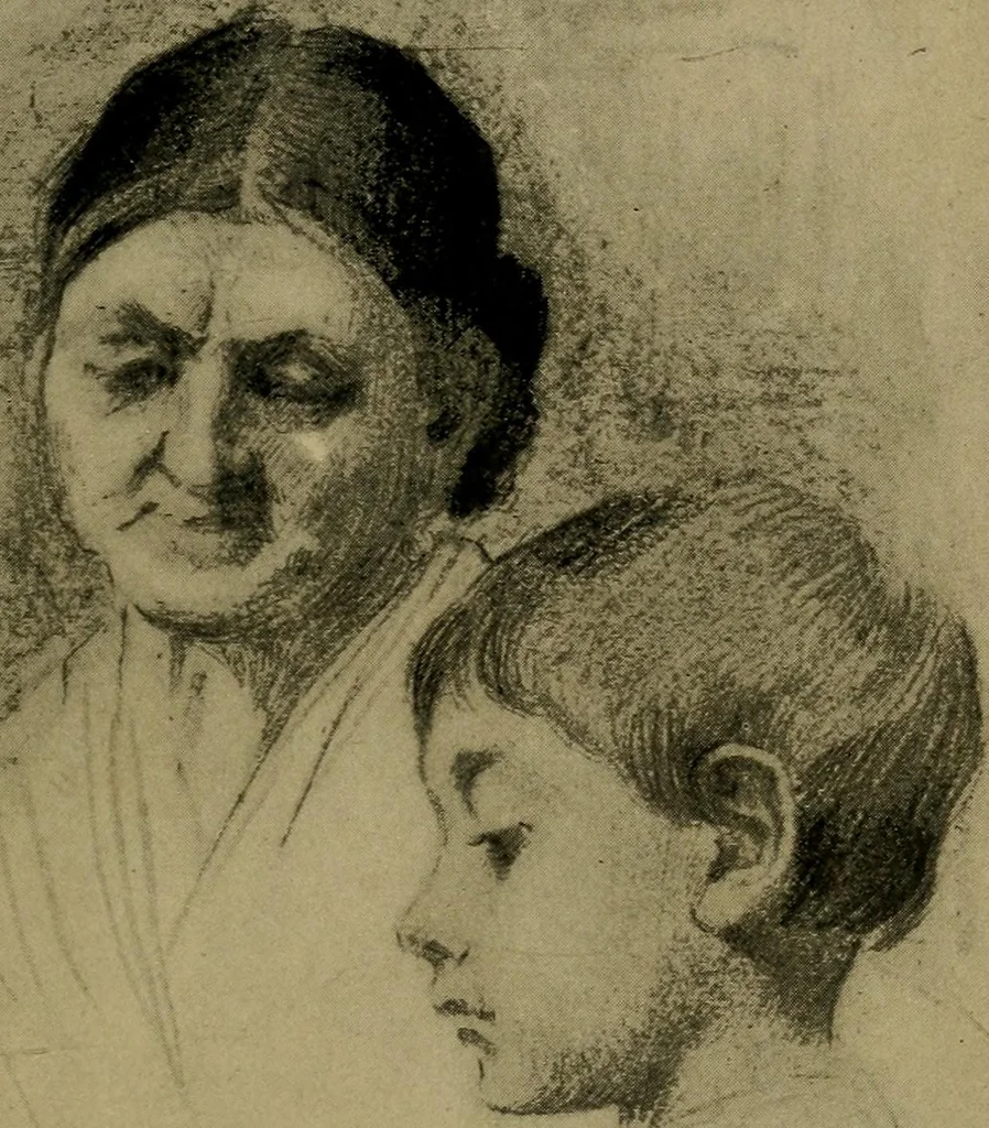 An illustration from Light and shade with chapters on charcoal, pencil, and brush drawing : a manual for teachers and students, 1901, leaf 132
