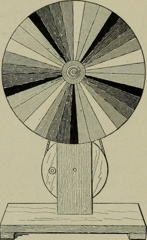 An illustration from Light visible and invisible : a series of lectures delivered at the Royal Institution of Great Britain, at Christmas, 1896, 1897, leaf 105