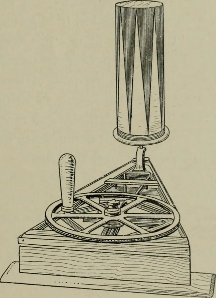 An illustration from Light visible and invisible : a series of lectures delivered at the Royal Institution of Great Britain, at Christmas, 1896, 1897, leaf 106