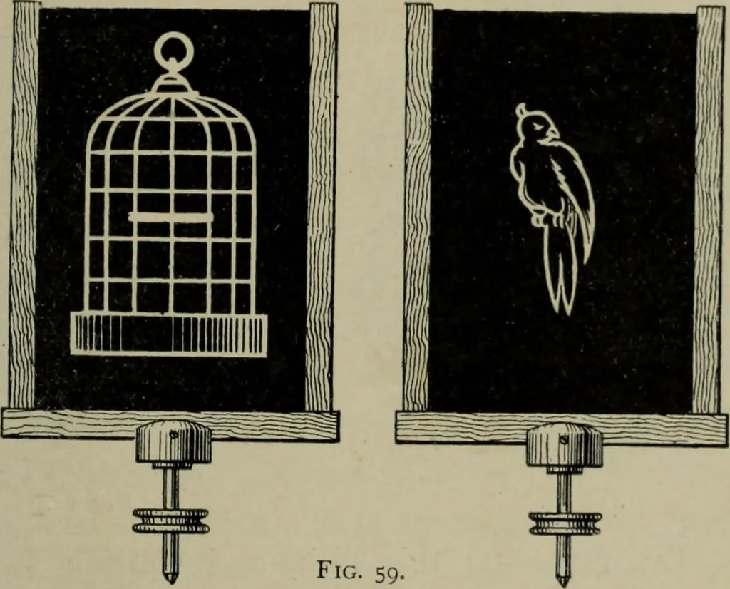 An illustration from Light visible and invisible : a series of lectures delivered at the Royal Institution of Great Britain, at Christmas, 1896, 1897, leaf 116