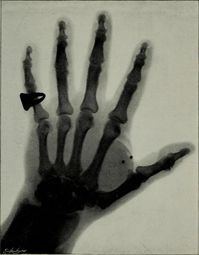 An illustration from Light visible and invisible : a series of lectures delivered at the Royal Institution of Great Britain, at Christmas, 1896, 1897, leaf 308