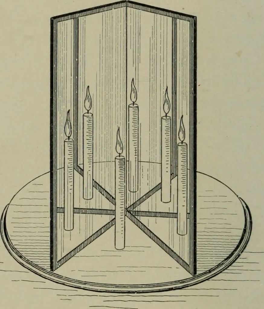 An illustration from Light visible and invisible : a series of lectures delivered at the Royal Institution of Great Britain, at Christmas, 1896, 1897, leaf 49