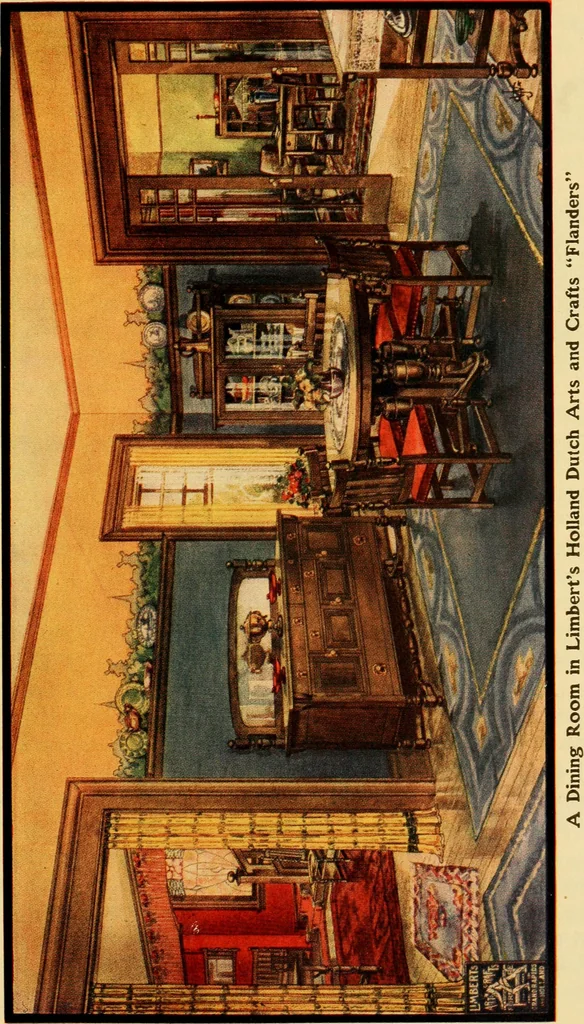 An illustration from Limberts Holland Dutch arts and crafts furniture., 1900, leaf 10