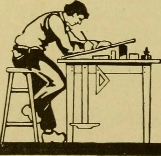 An illustration from Limberts Holland Dutch arts and crafts furniture., 1900, leaf 33