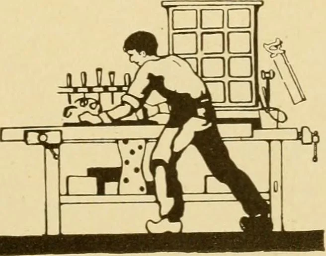 An illustration from Limberts Holland Dutch arts and crafts furniture., 1900, leaf 48