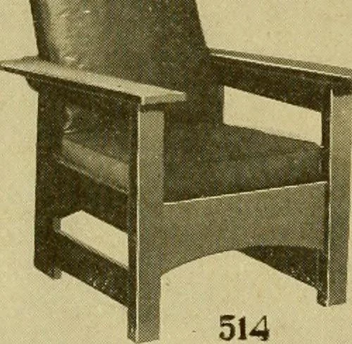 An illustration from Limberts Holland Dutch arts and crafts furniture., 1900, leaf 49