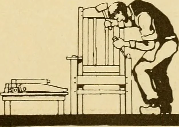 An illustration from Limberts Holland Dutch arts and crafts furniture., 1900, leaf 50