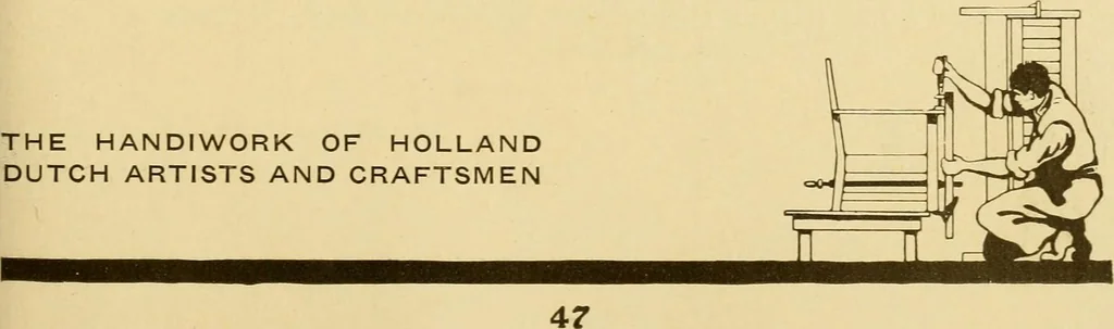 An illustration from Limberts Holland Dutch arts and crafts furniture., 1900, leaf 52
