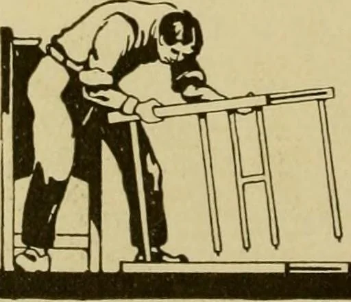 An illustration from Limberts Holland Dutch arts and crafts furniture., 1900, leaf 53