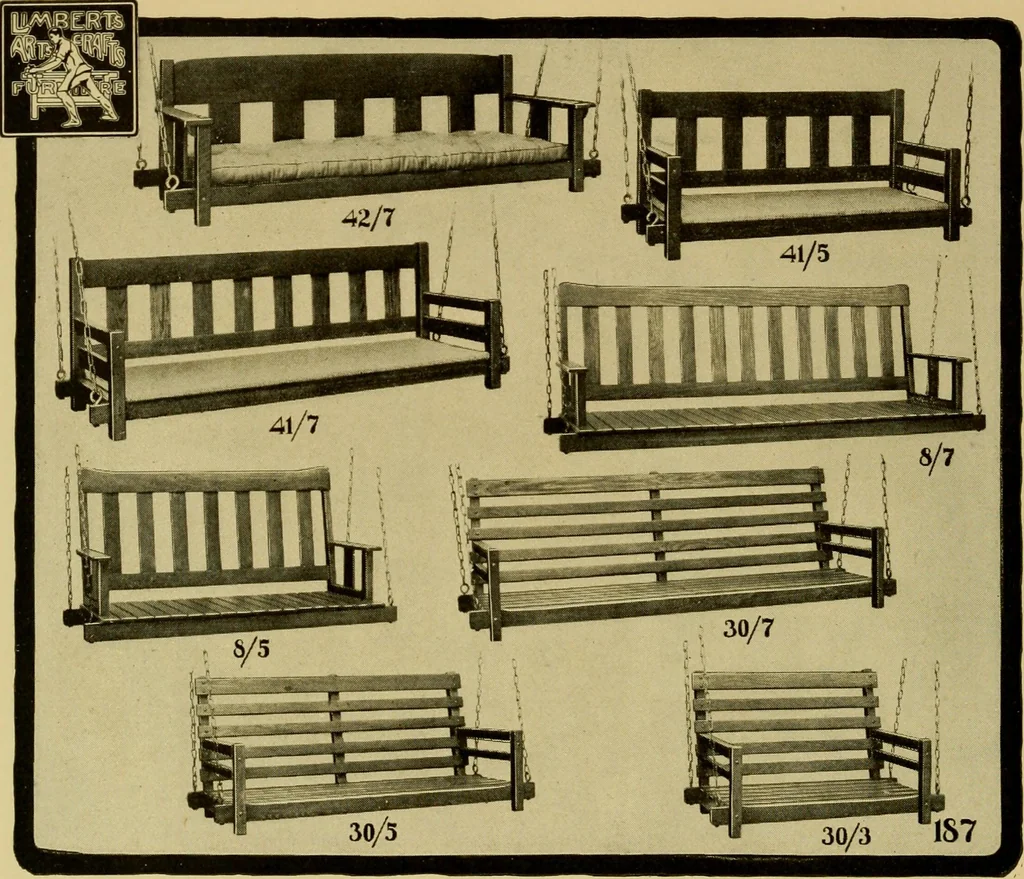 An illustration from Limberts Holland Dutch arts and crafts furniture., 1900, leaf 59