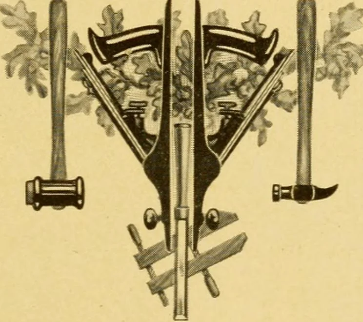 An illustration from Limberts Holland Dutch arts and crafts furniture., 1900, leaf 6
