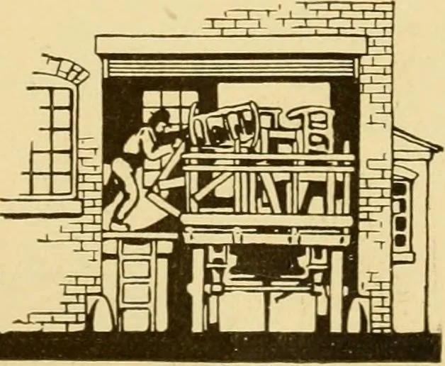 An illustration from Limberts Holland Dutch arts and crafts furniture., 1900, leaf 68