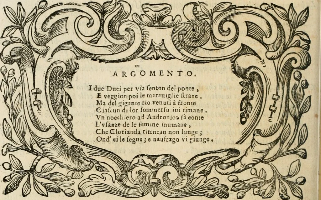 An illustration from L'imperio vendicato, 1690, leaf 129