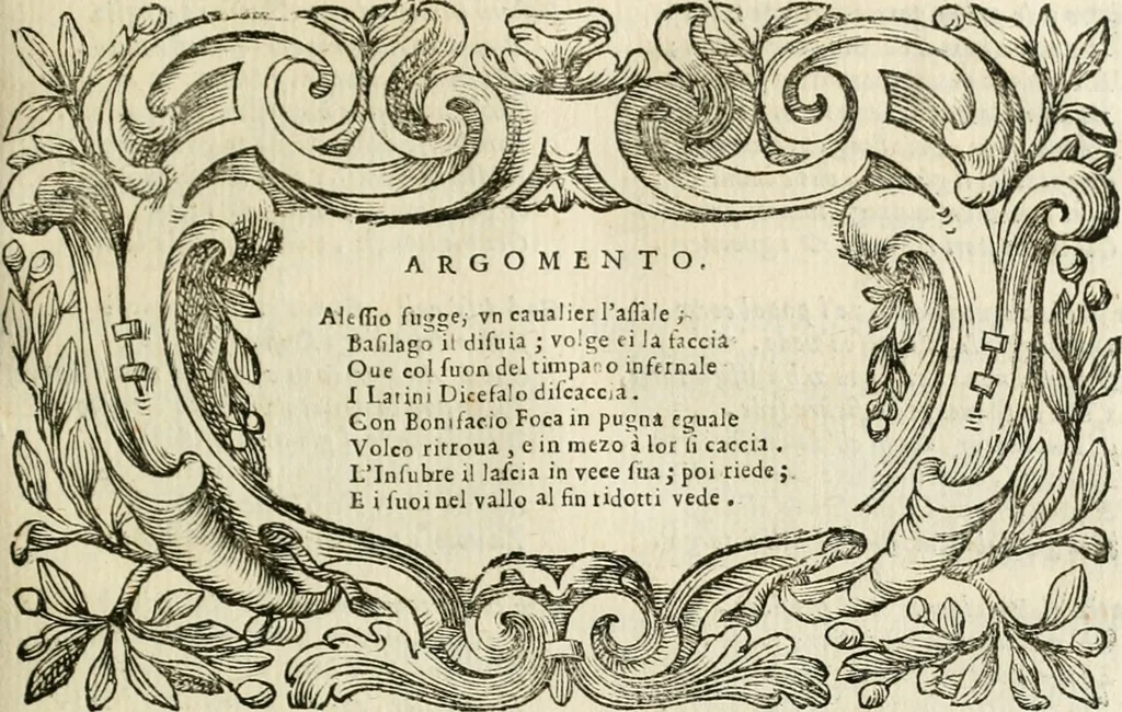 An illustration from L'imperio vendicato, 1690, leaf 154