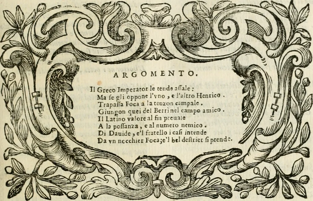 An illustration from L'imperio vendicato, 1690, leaf 188