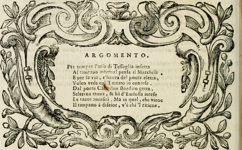 An illustration from L'imperio vendicato, 1690, leaf 343