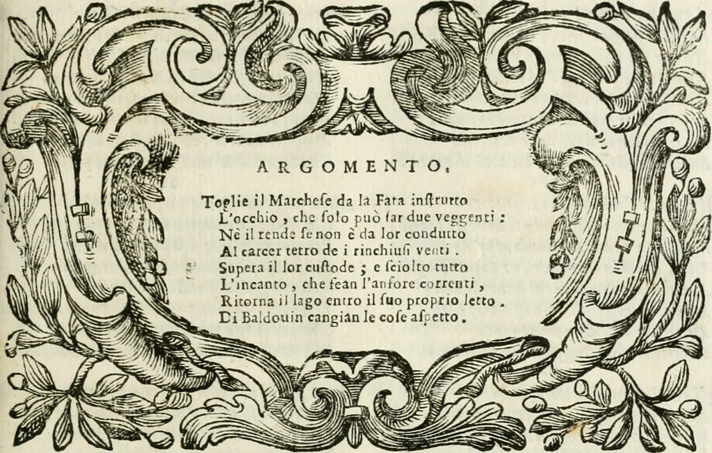An illustration from L'imperio vendicato, 1690, leaf 356