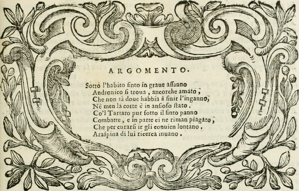 An illustration from L'imperio vendicato, 1690, leaf 380
