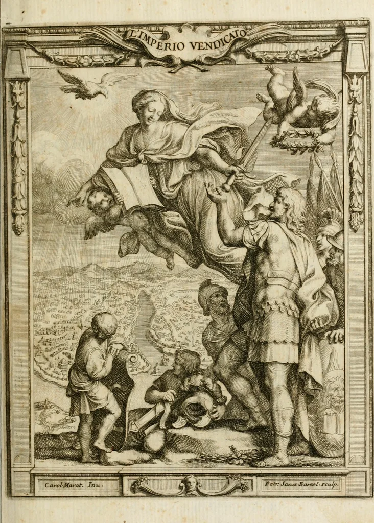 An illustration from L'imperio vendicato, 1690, leaf 4