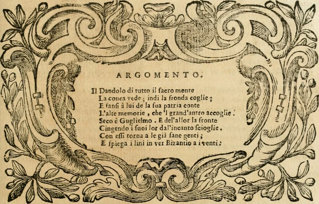 An illustration from L'imperio vendicato, 1690, leaf 406