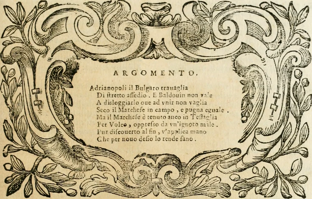 An illustration from L'imperio vendicato, 1690, leaf 432
