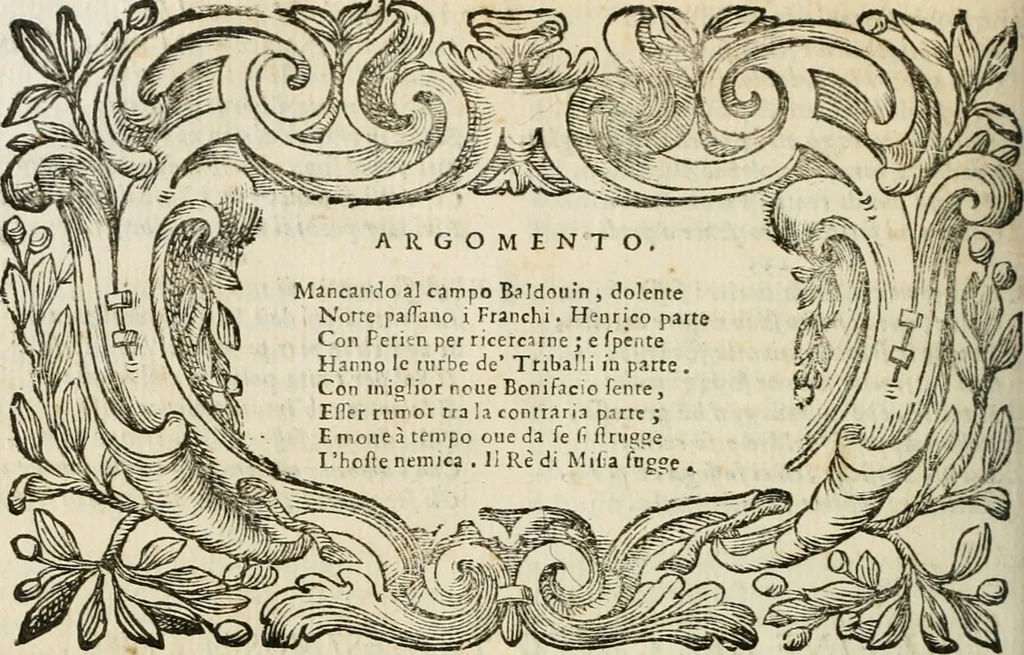 An illustration from L'imperio vendicato, 1690, leaf 457