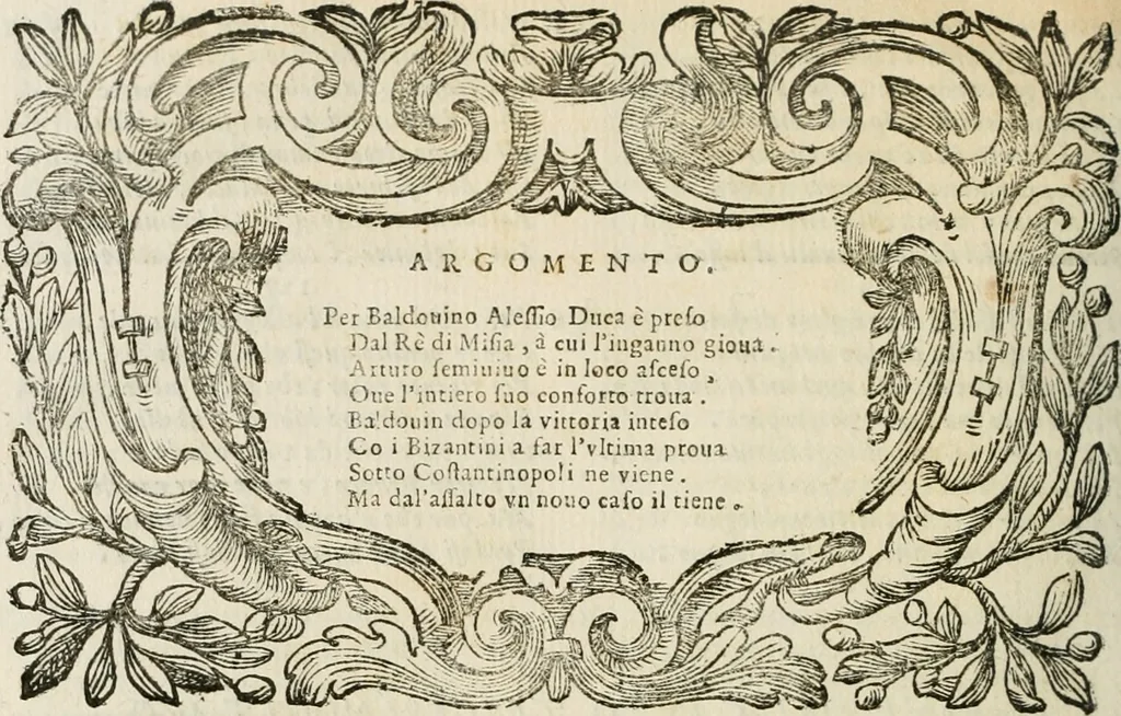 An illustration from L'imperio vendicato, 1690, leaf 471