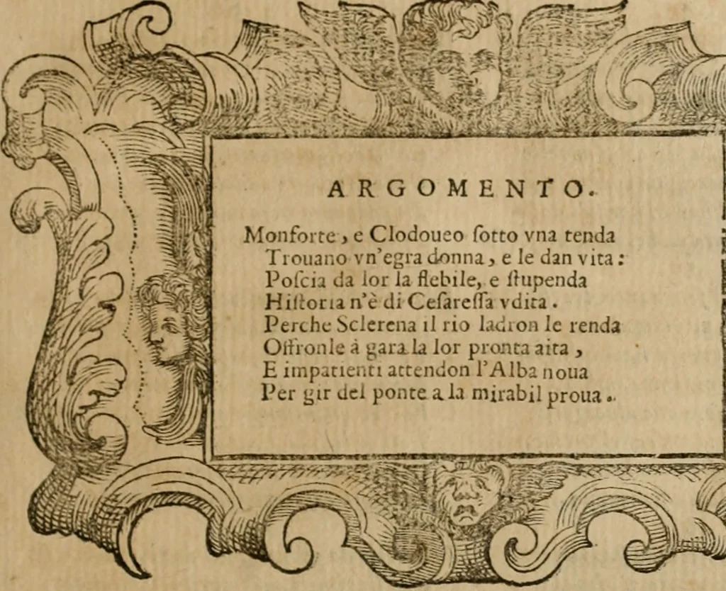 An illustration from L'imperio vendicato, 1679, leaf 126