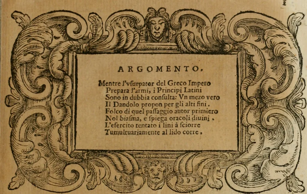 An illustration from L'imperio vendicato, 1679, leaf 16
