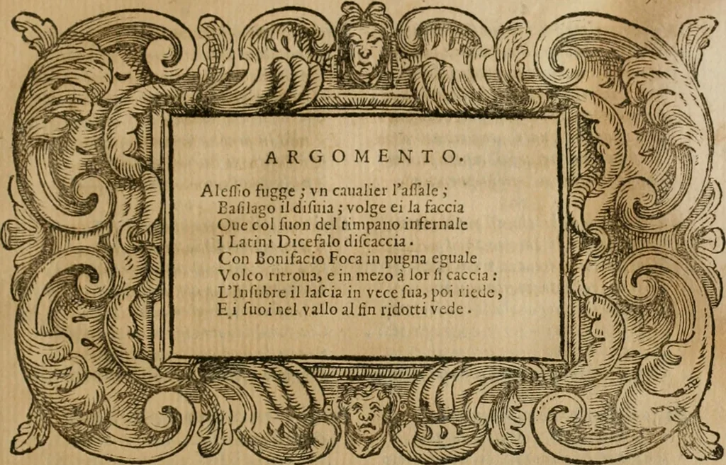 An illustration from L'imperio vendicato, 1679, leaf 166