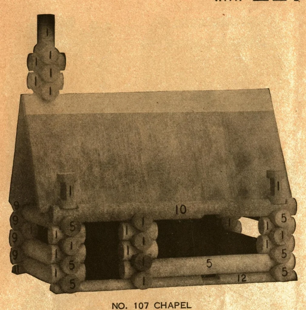 An illustration from Lincoln logs., 1923, leaf 4