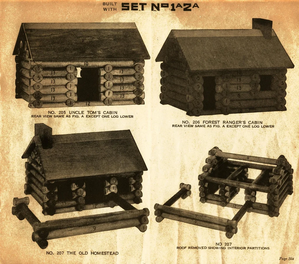 An illustration from Lincoln logs., 1923, leaf 6