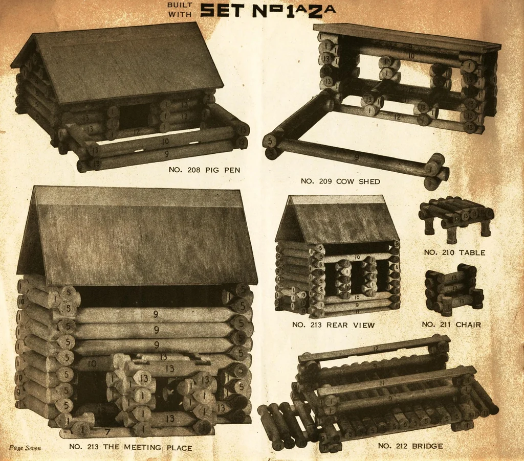 An illustration from Lincoln logs., 1923, leaf 7