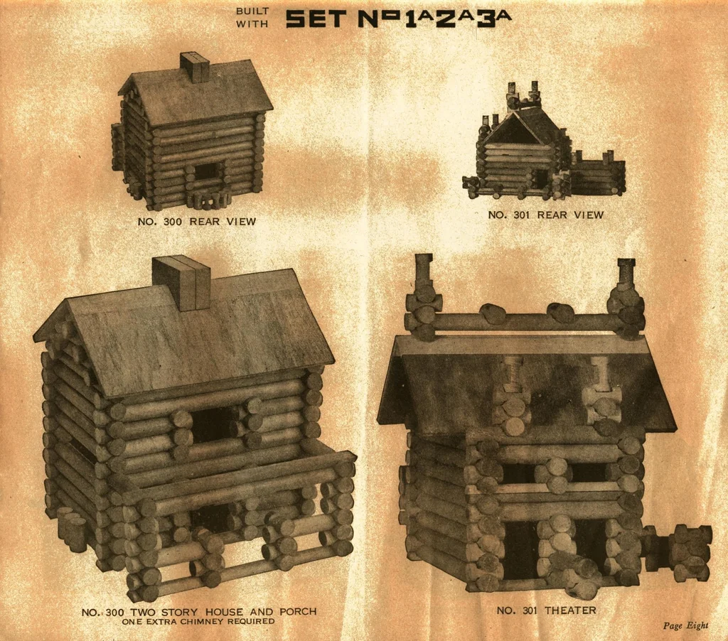 An illustration from Lincoln logs., 1923, leaf 8