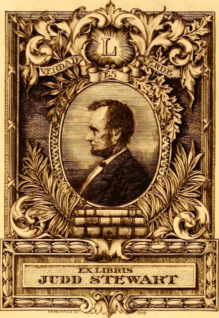 An illustration from Lincolniana book plates and collections, 1913, leaf 11