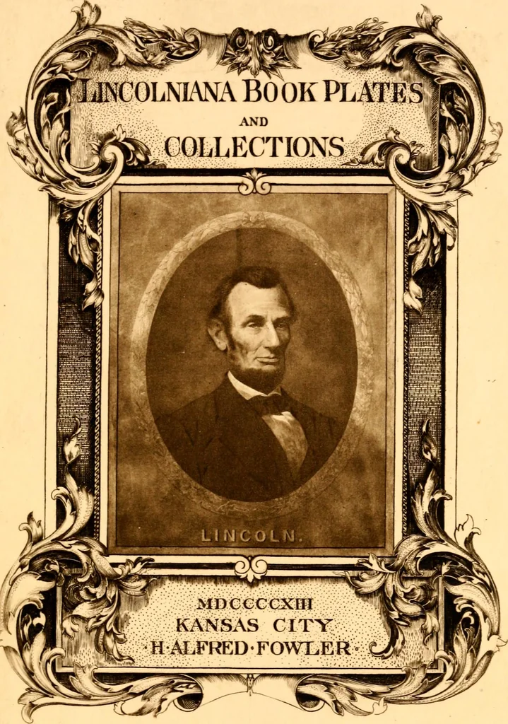 An illustration from Lincolniana book plates and collections, 1913, leaf 8