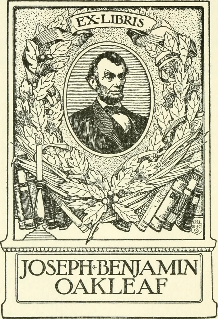 An illustration from Lincolniana book plates and collections, 1913, leaf 26