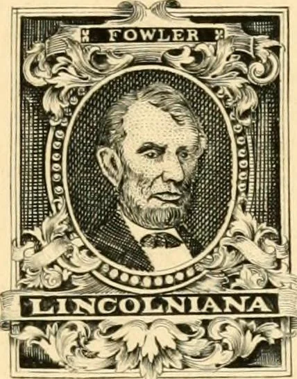 An illustration from Lincolniana book plates and collections, 1913, leaf 24