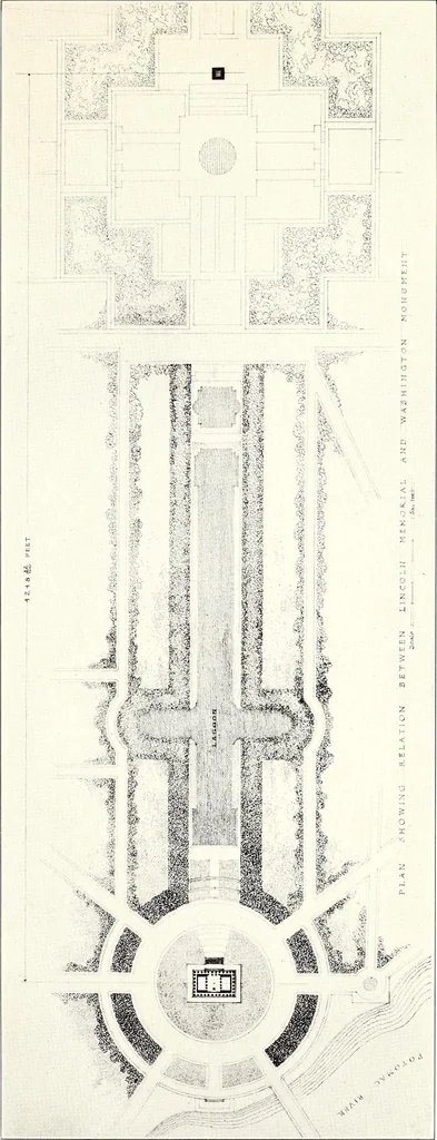 An illustration from Lincoln Memorial Commission report : message from the President of the United States transmitting a report of the Lincoln Memorial Commission, and its recommendations, upon the location, plan, and design for a memorial, in the city of Washington, to the memory of Abraham Lincoln, in accordance with the act approved February 9, 1911, 1913, leaf 22